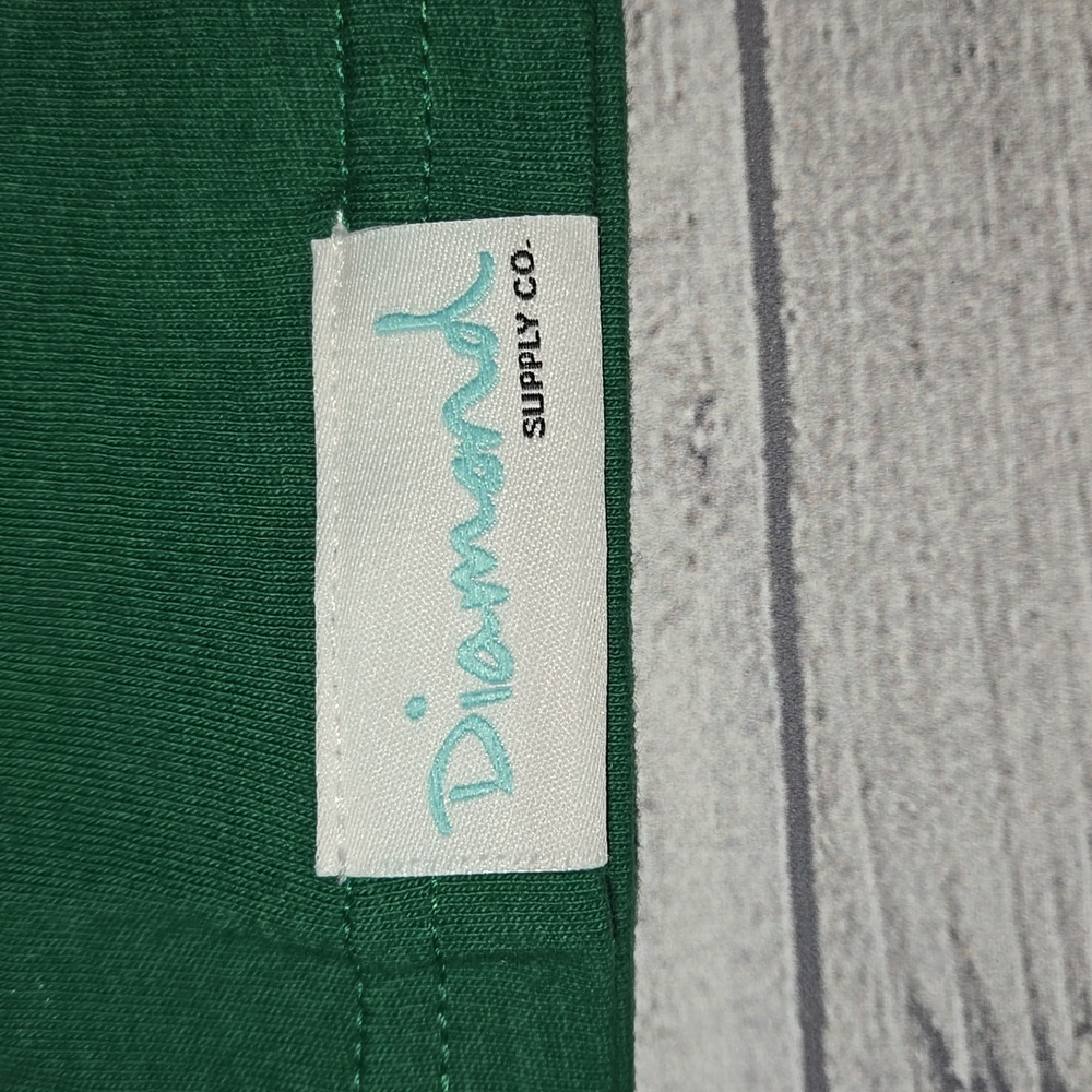 Diamond Supply Co. Men's Long Sleeve Speed Logo Graphic T-Shirt Green Size S NWT - Picture 5 of 10